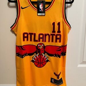 Atlanta Hawks Yellow Basketball Jersey